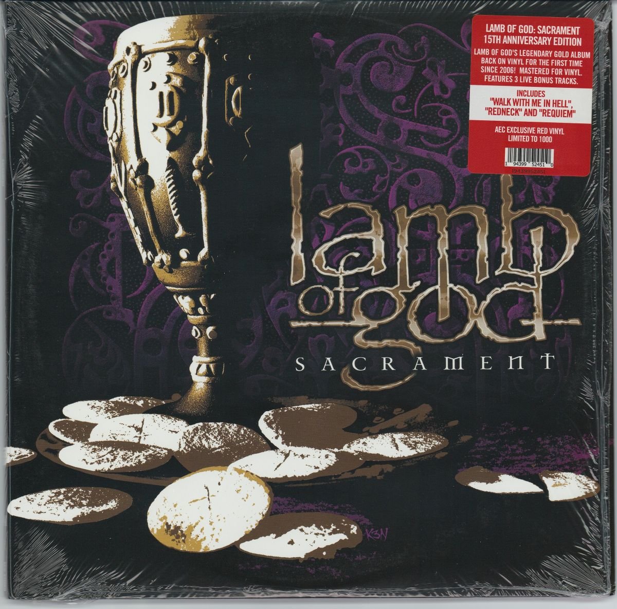 Lamb Of God - Sacrament (VG+) (2LP) (Red Vinyl)
