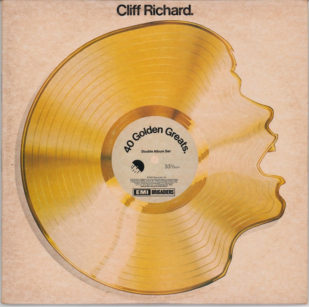 Cliff Richard - 40 Golden Greats (VG) (2LP)