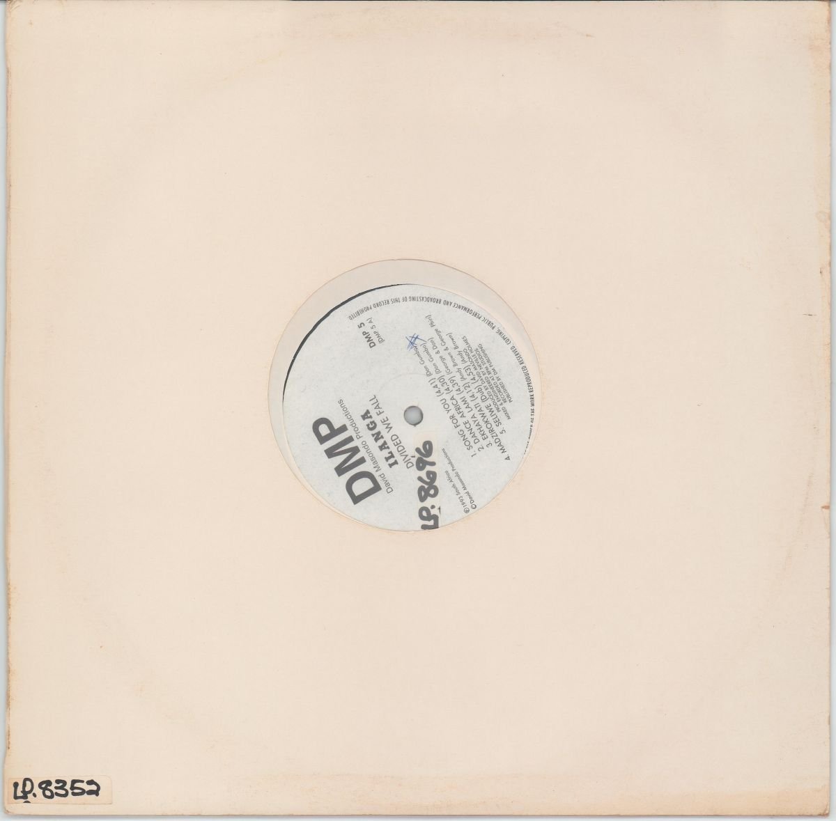 Ilanga - Divided We Fall (VG+/Gen)