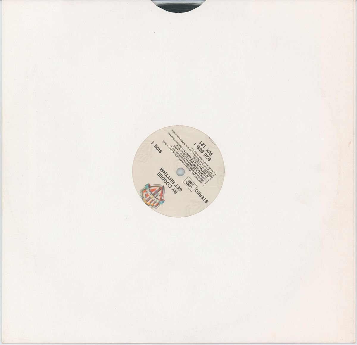 Ry Cooder - Get Rhythm (VG+/Gen)