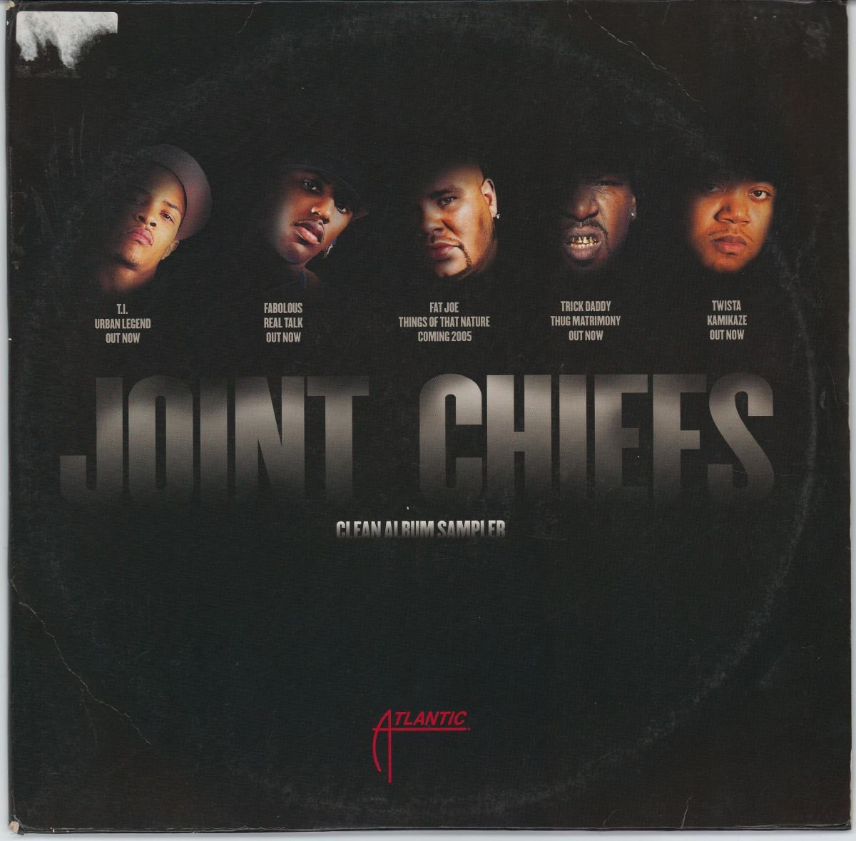 T.I & Fabolous & Fat Joe & Trick Daddy & Twista - Joint Chiefs Clean Album Sampler (VG/G+) (2LP)