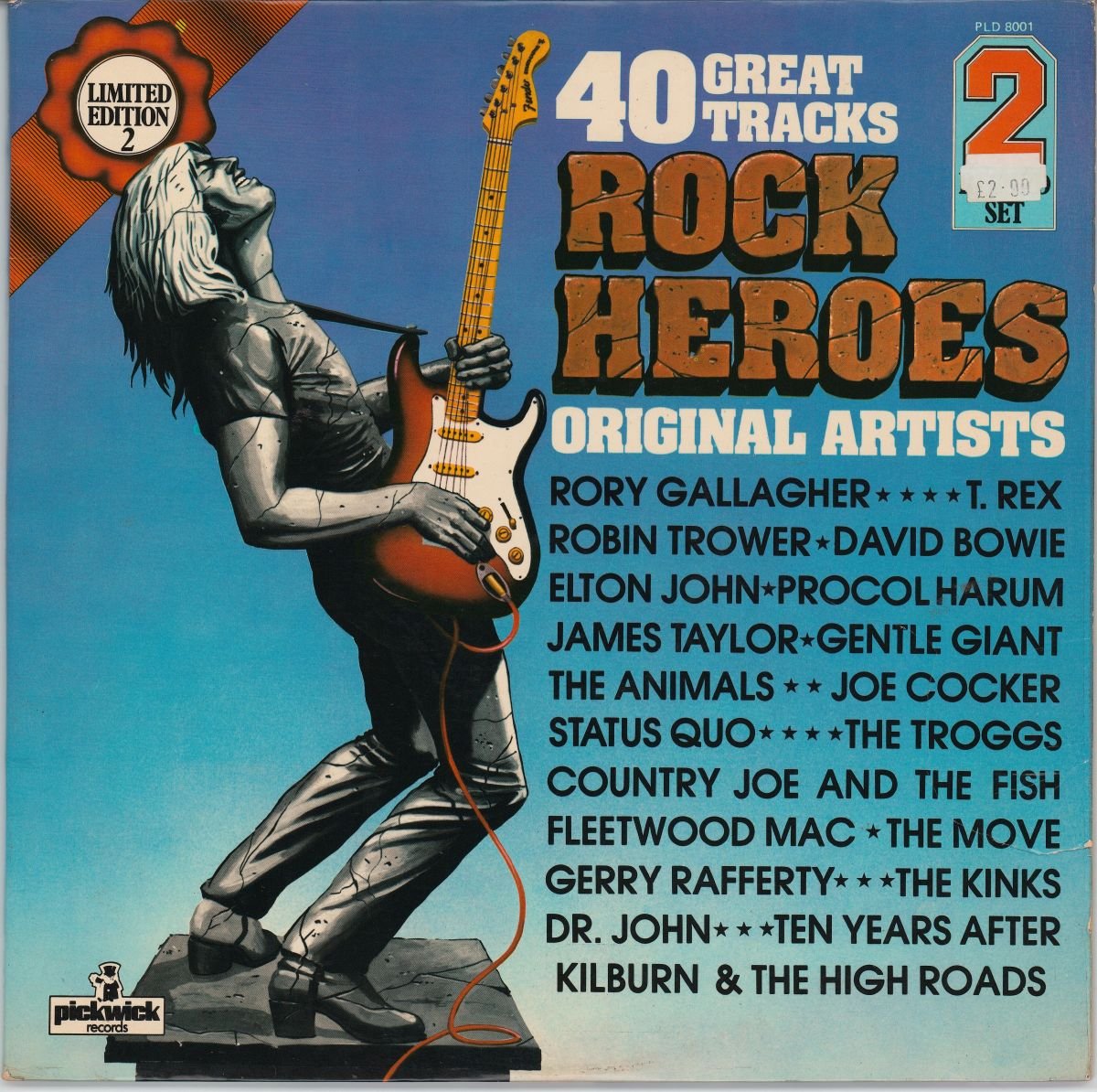 Various Artists - Rock Heroes (G+/G)