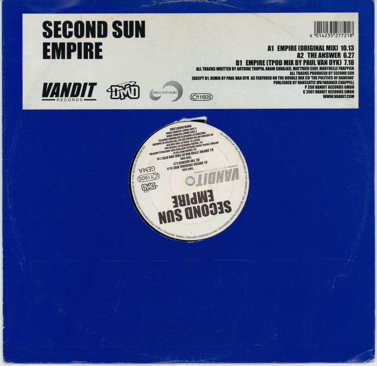 Second Sun - Empire (VG/Gen)